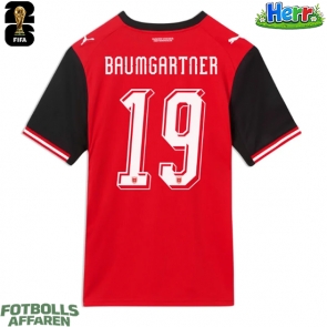 Österrike Christoph Baumgartner #19 Hemmatröja VM 2026 Kortärmad